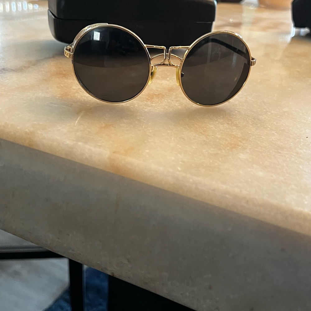 Versace Round Gold Sunglasses